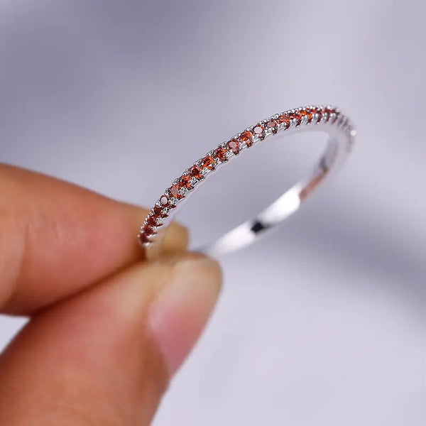 Gredzens Soraya Rubelis | Baltais zelts