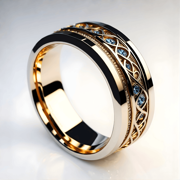 Zelta saites gredzens