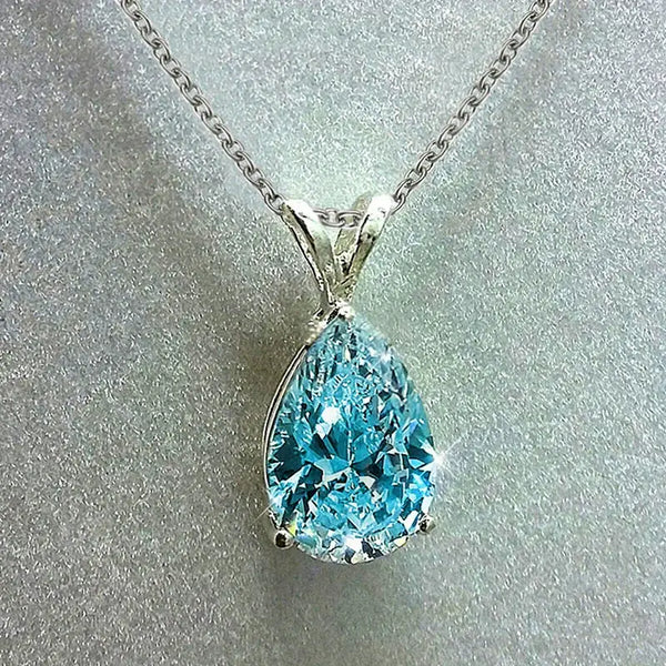 Baltā zelta kaklarota „Okeāna asara“