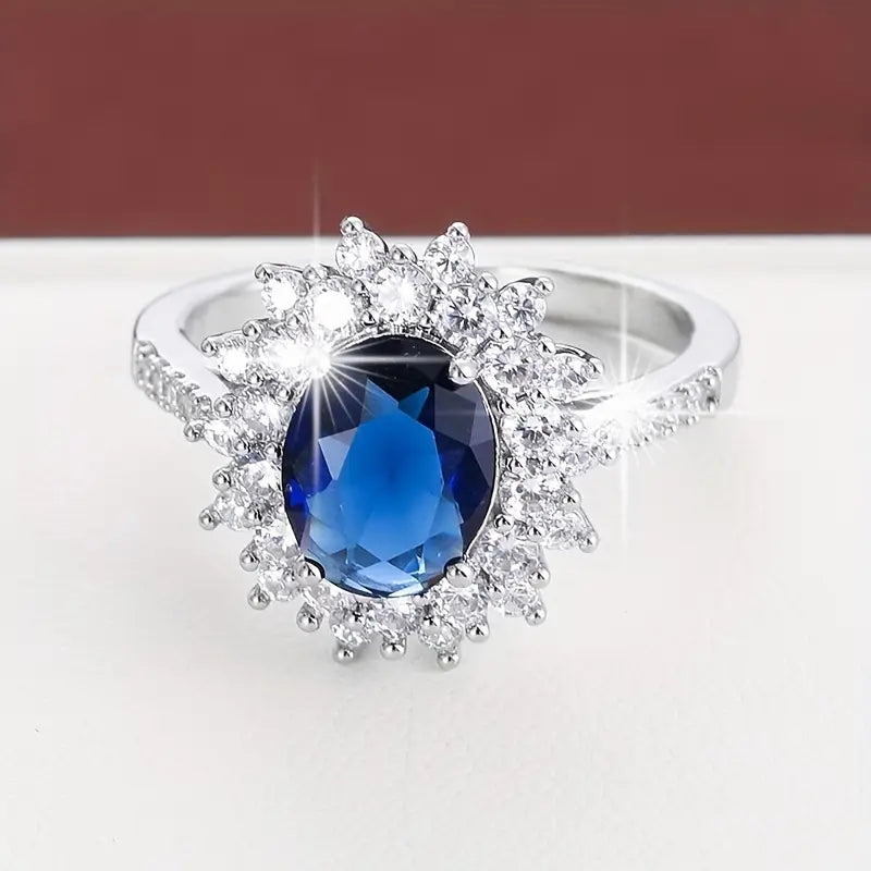 Zelta gredzens Vionne Sapphire