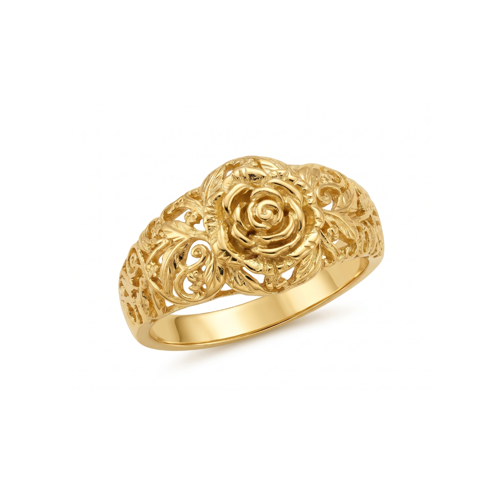 Zelta gredzens Blossom | Zelts