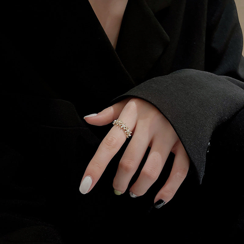 Ziedu pērļu gredzens Cecilia