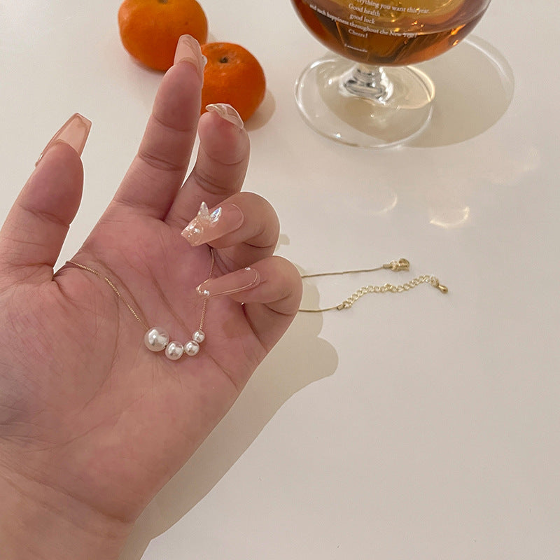 Slāņota pērļu kaklarota „Asana“