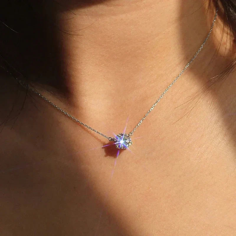 Eleganta soliter kaklarota ar kristālu