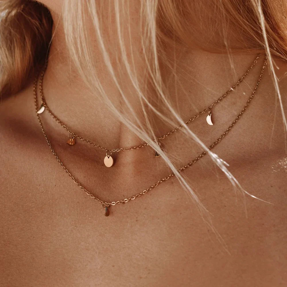 Daudzslāņu boho kaklarota Rio
