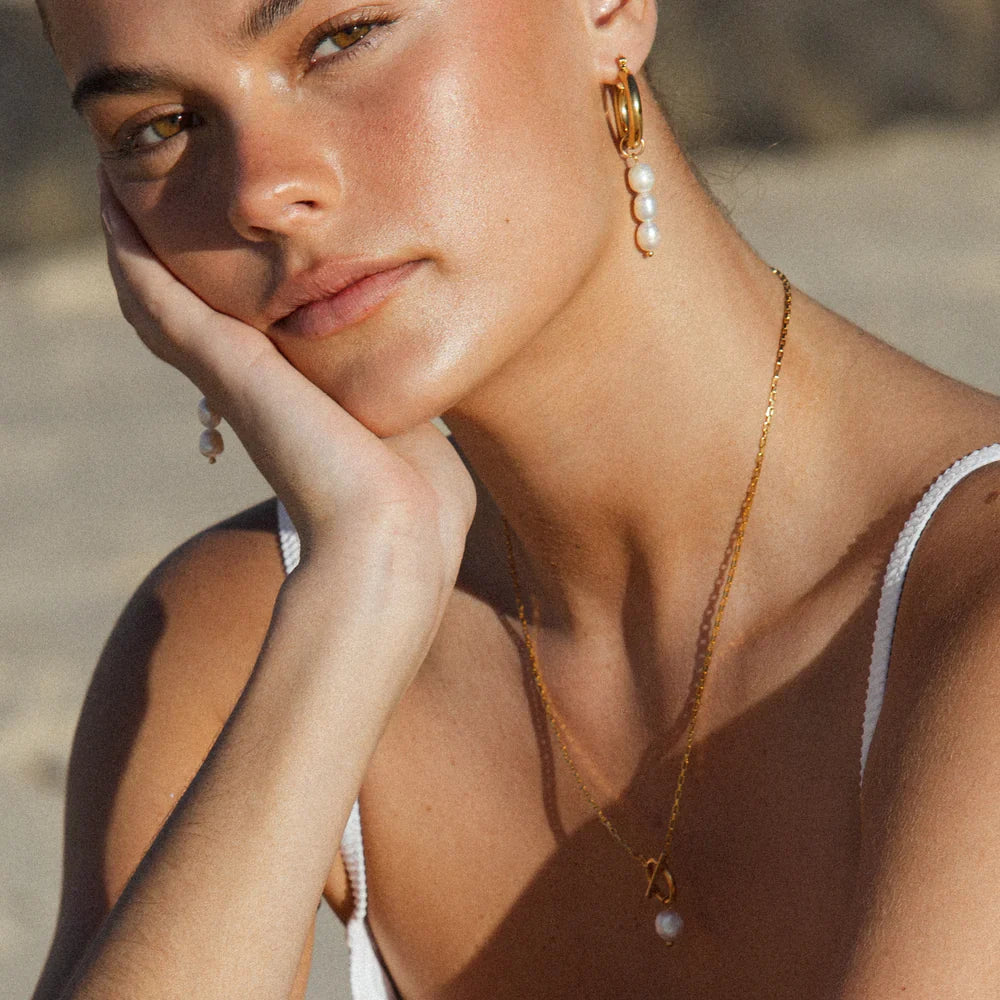 Pērļu kaklarota Isla Sol ar aizdari