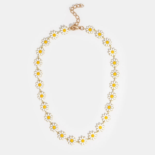 Kaklarota ar baltām margrietiņām „Lotta“